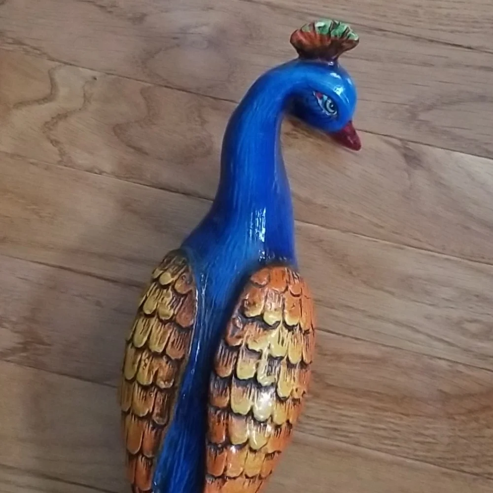 PEACOCK Colorful Ceramic Decorative